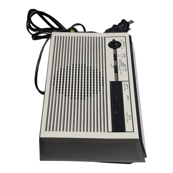 VTG Panasonic RC-6060 FM/AM Alarm Clock Radio Tested Working NO Yellowing - Picture 3 of 6